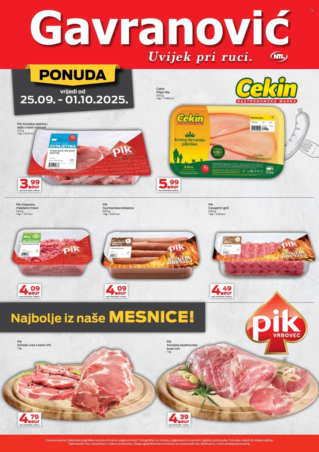GAVRANOVIĆ katalog - Od četvrtka 25.09.2025.