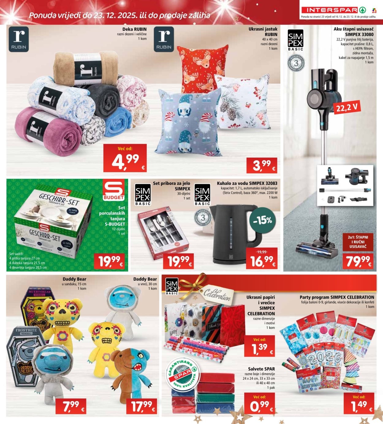 INTERSPAR katalog - Od srijede 10.12.2025.