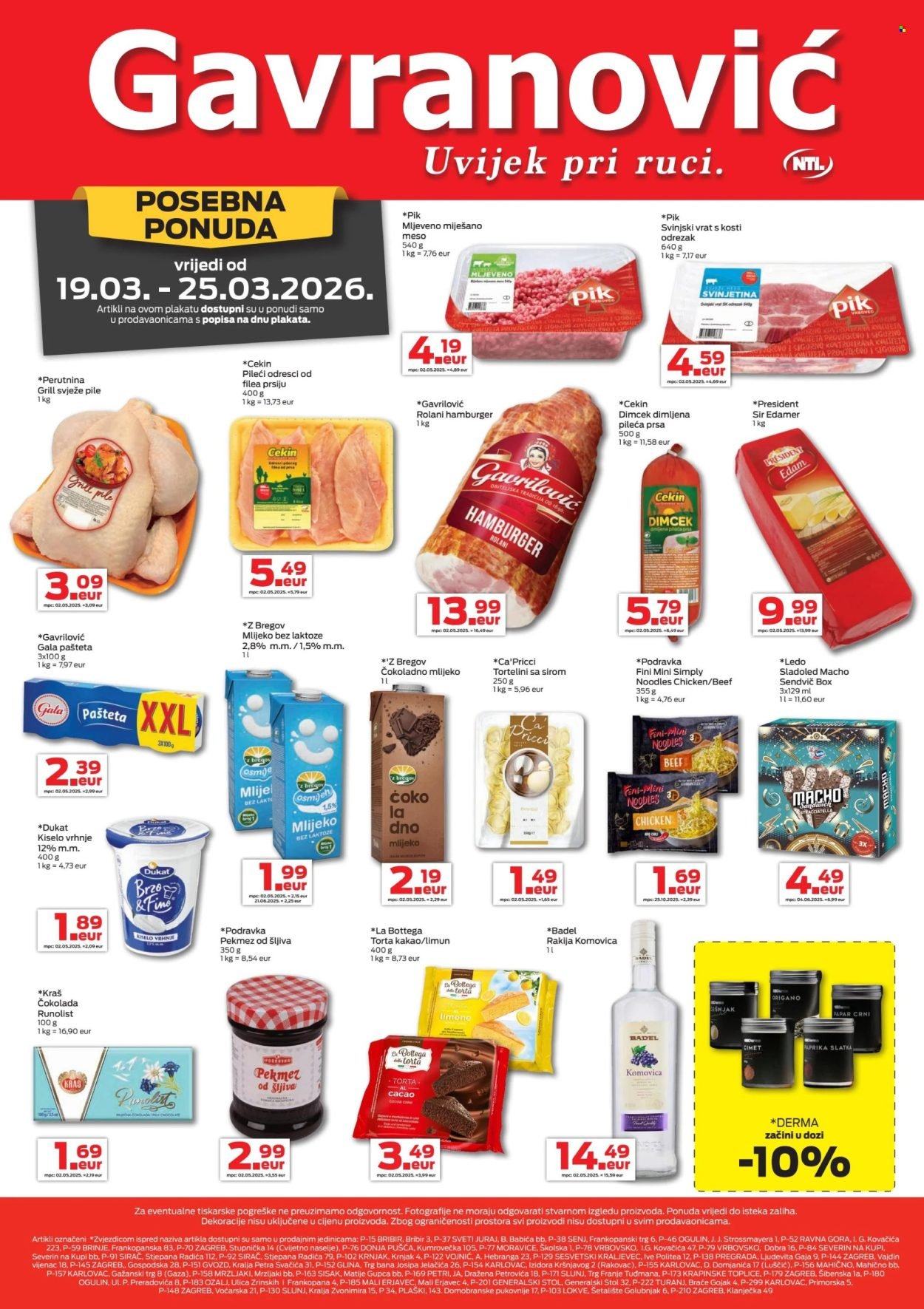 GAVRANOVIĆ katalog - Od četvrtka 19.03.2026.