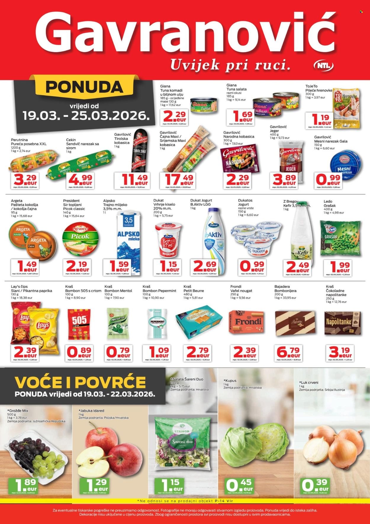 GAVRANOVIĆ katalog - Od četvrtka 19.03.2026.