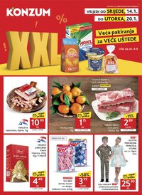 KONZUM katalog - Od srijede 14.01.2026.