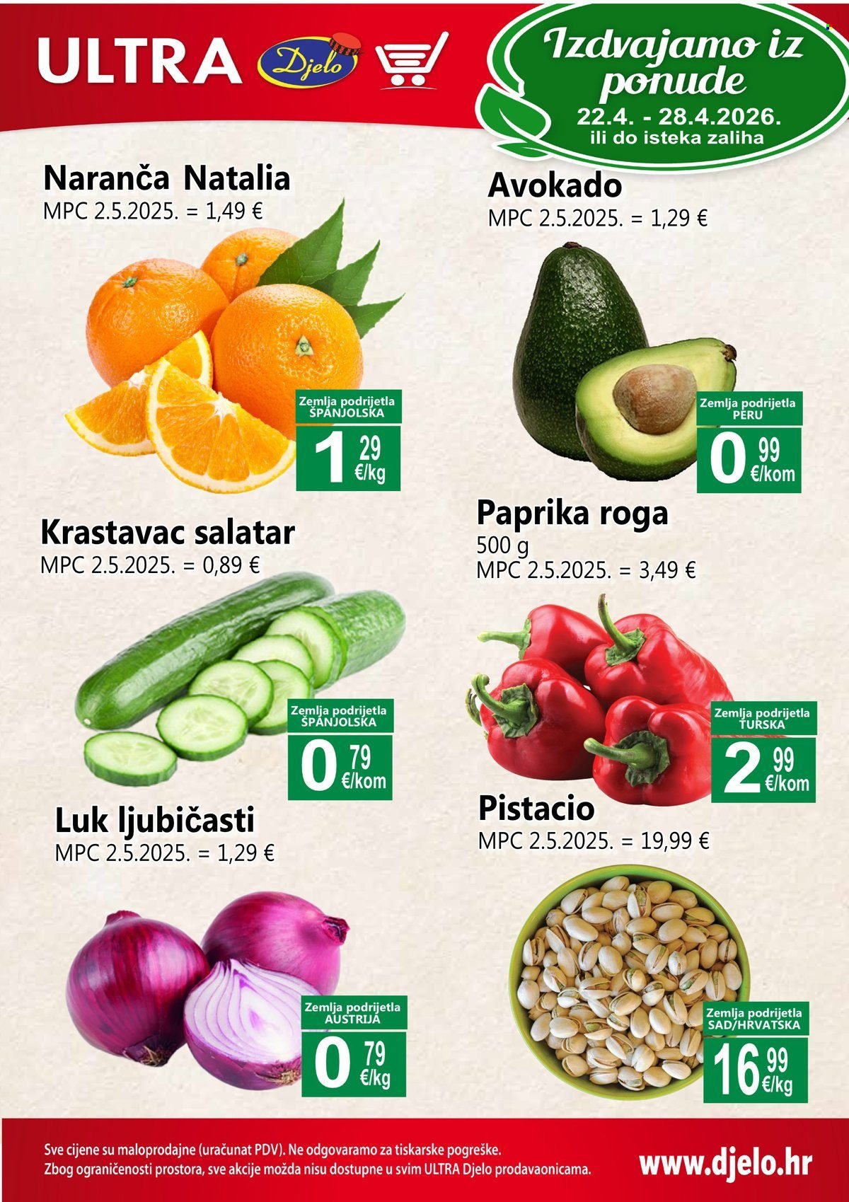DJELO katalog - SVJEŽE VOĆE I POVRĆE