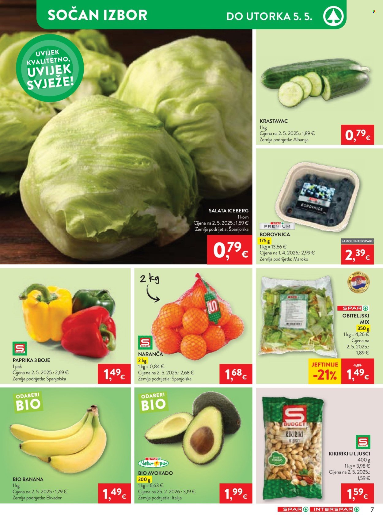 SPAR katalog - Od srijede 29.04.2026.