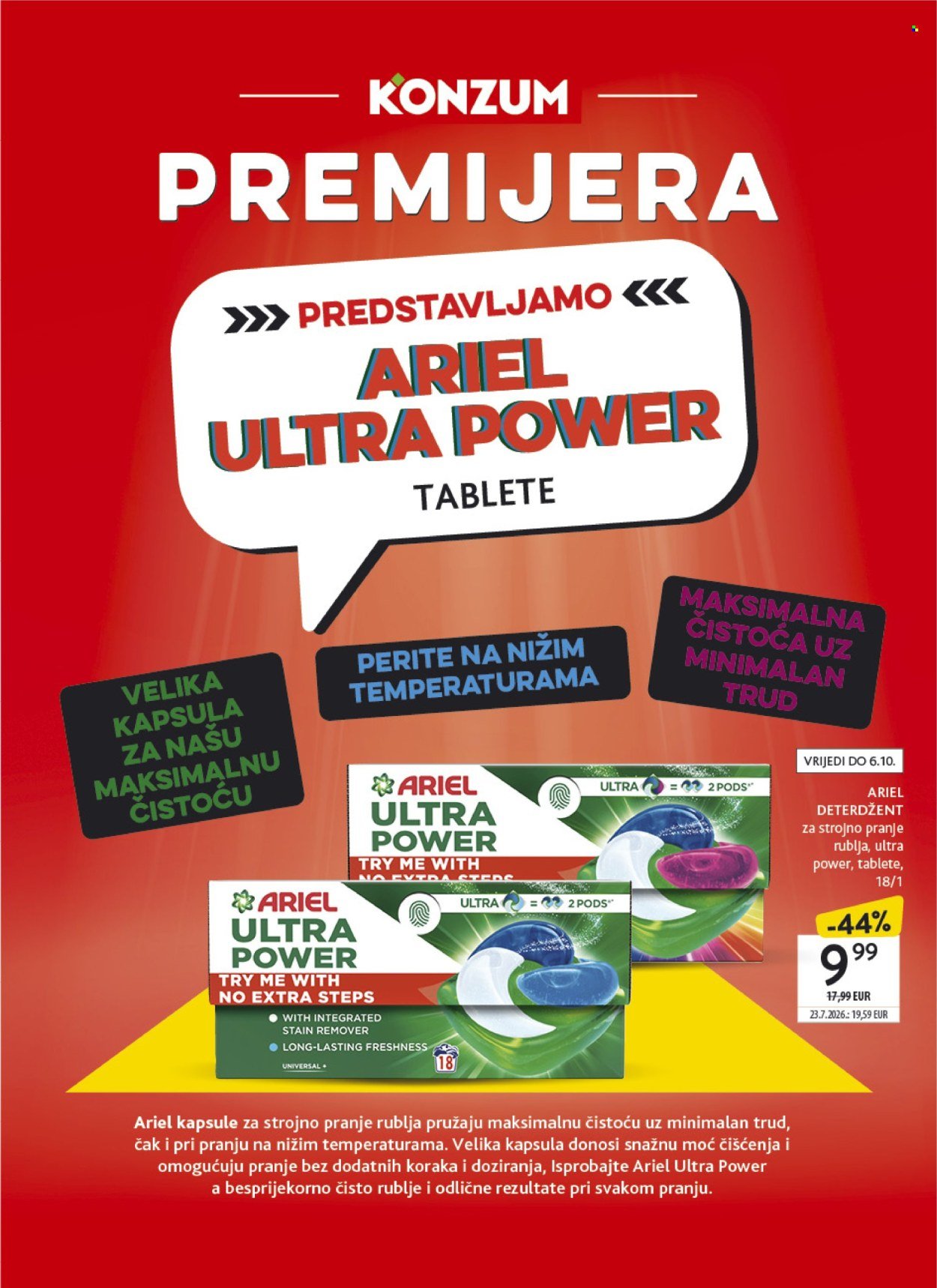 KONZUM katalog - Od srijede 16.09.2026.