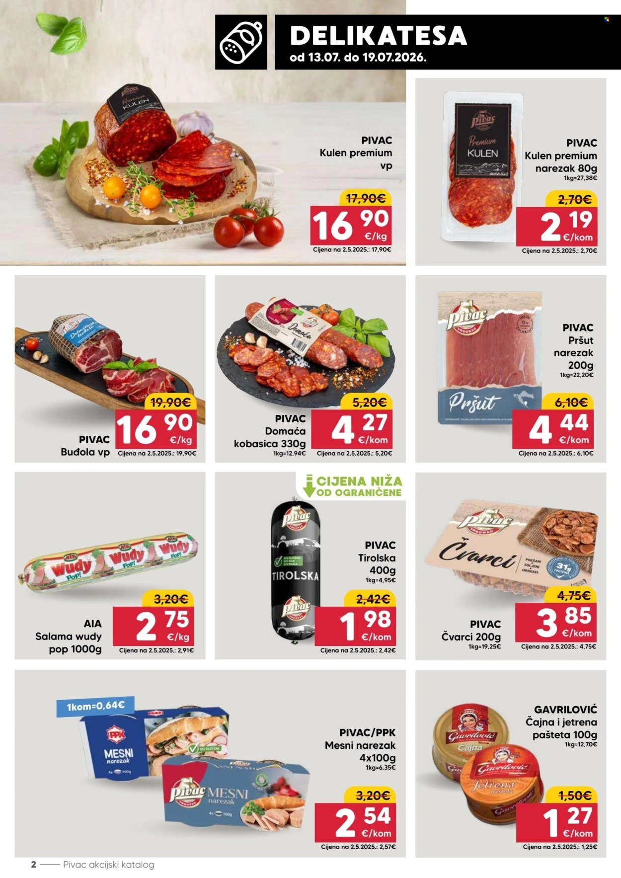 PIVAC katalog - Od ponedeljka 13.07.2026.