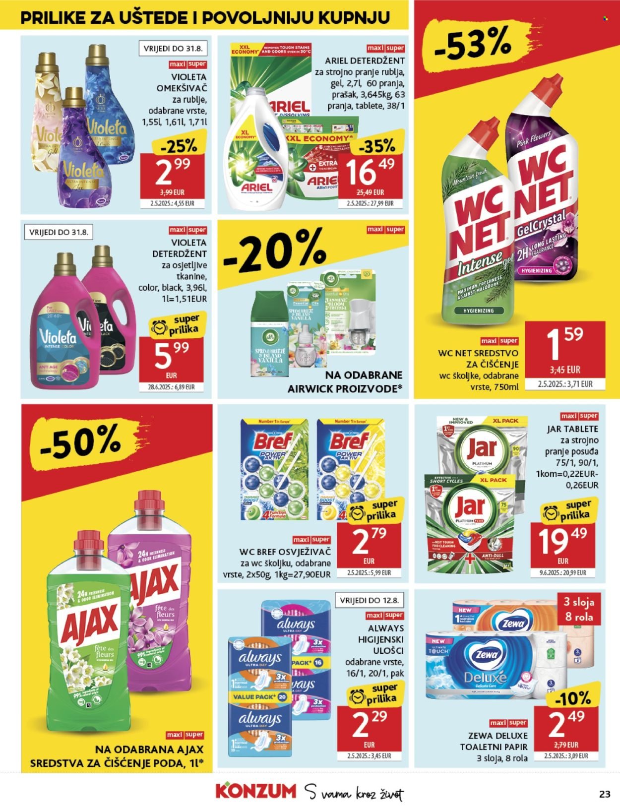 KONZUM katalog - Od srijede 30.07.2025.