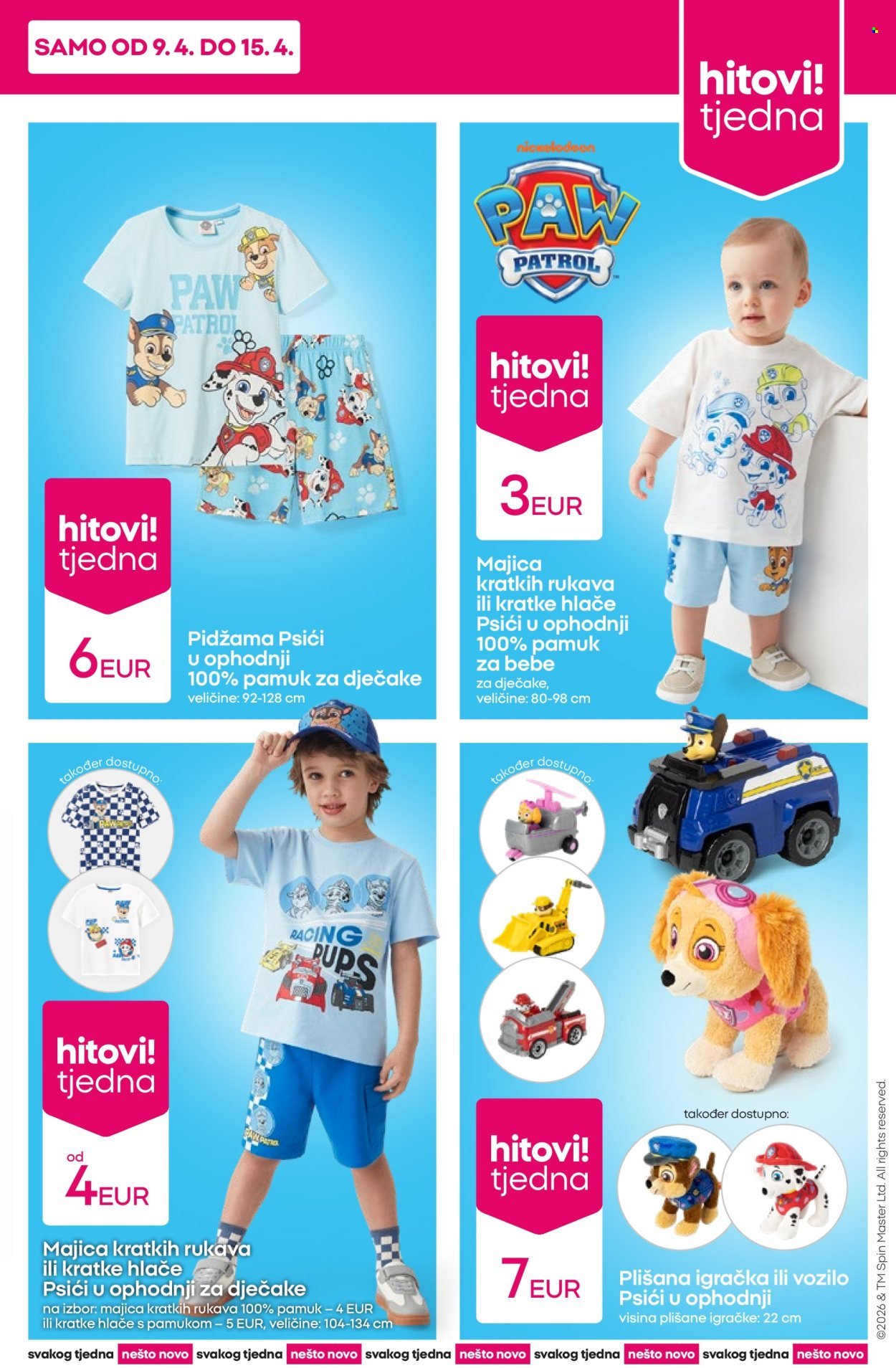 PEPCO katalog - Psići u ophodnji i Spužva Bob