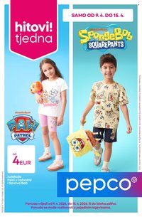 PEPCO katalog - Psići u ophodnji i Spužva Bob
