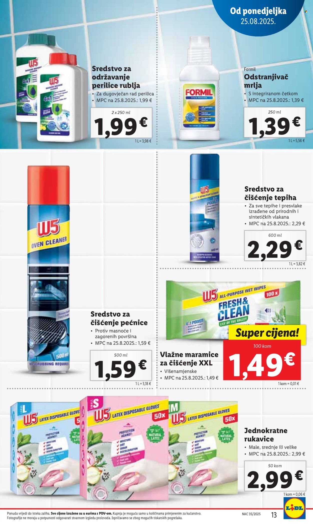 LIDL katalog - Od ponedeljka 25.08.2025.