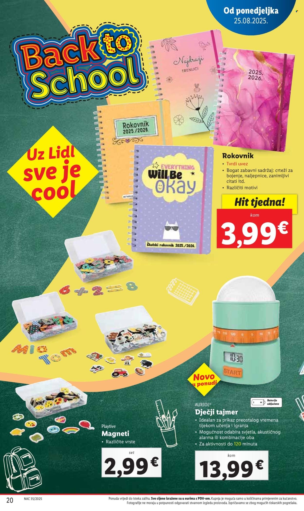LIDL katalog - Od ponedeljka 25.08.2025.