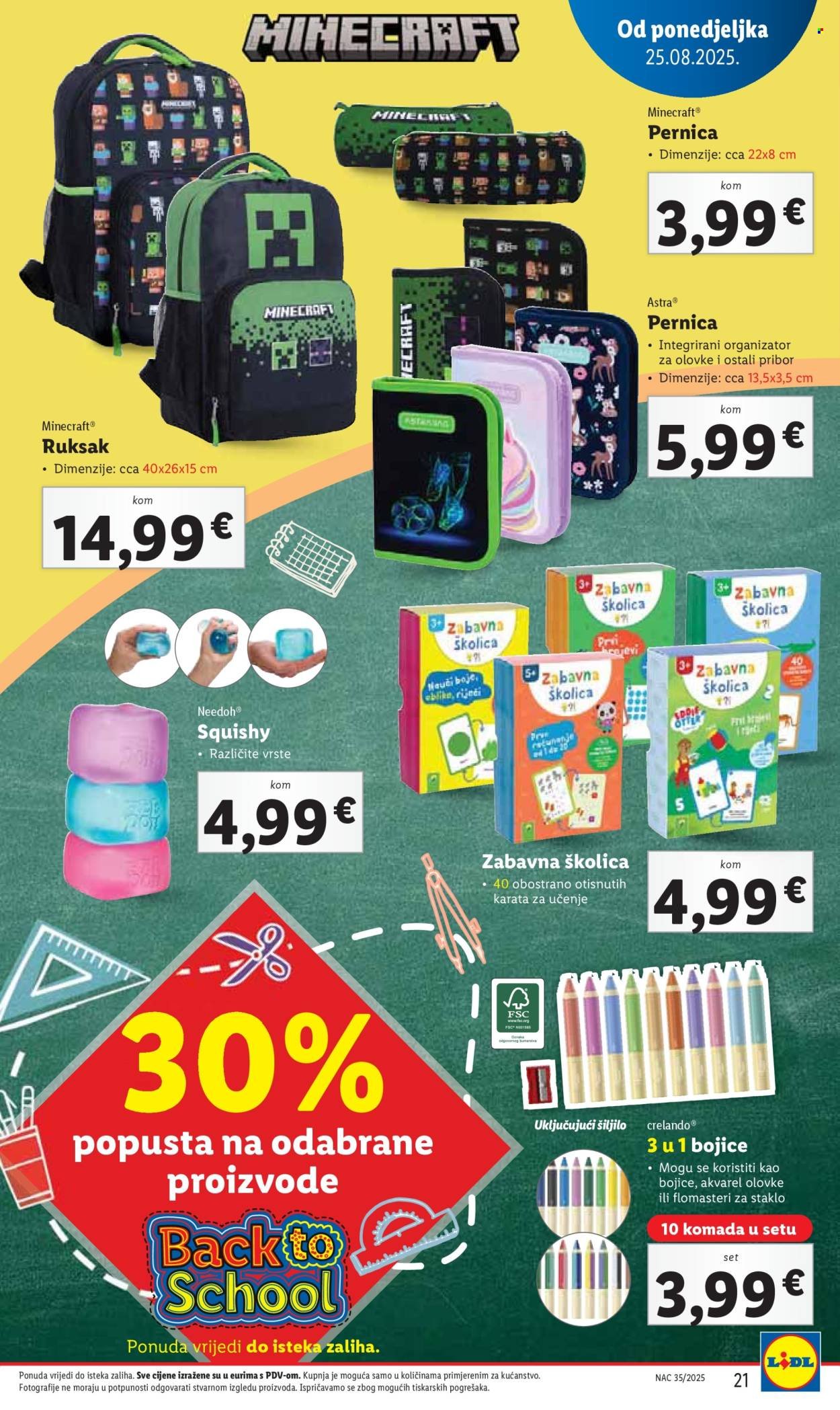 LIDL katalog - Od ponedeljka 25.08.2025.