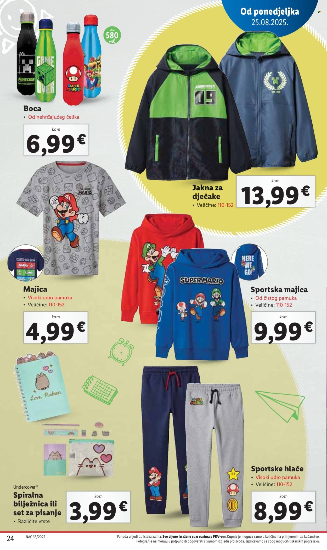 LIDL katalog - Od ponedeljka 25.08.2025.