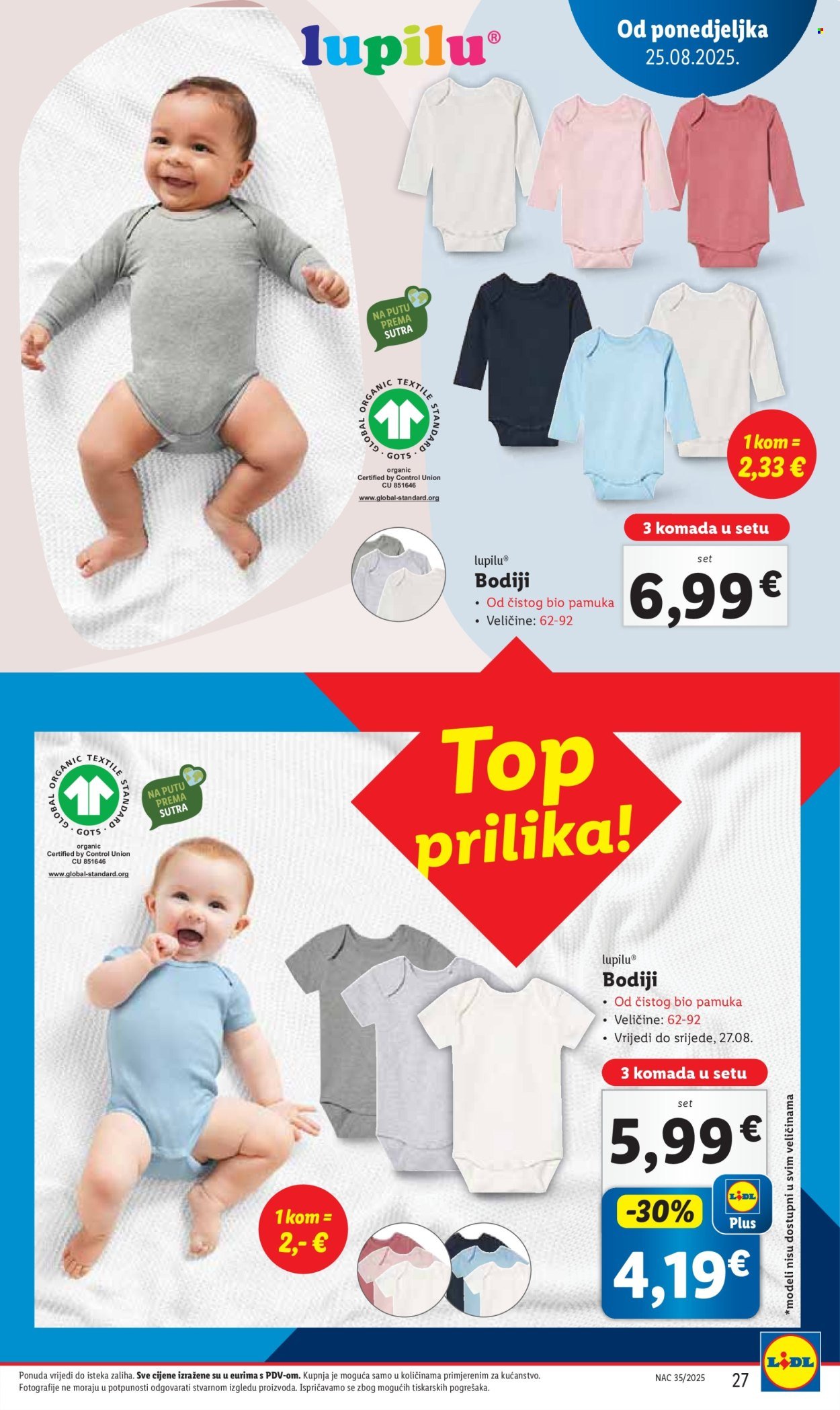 LIDL katalog - Od ponedeljka 25.08.2025.
