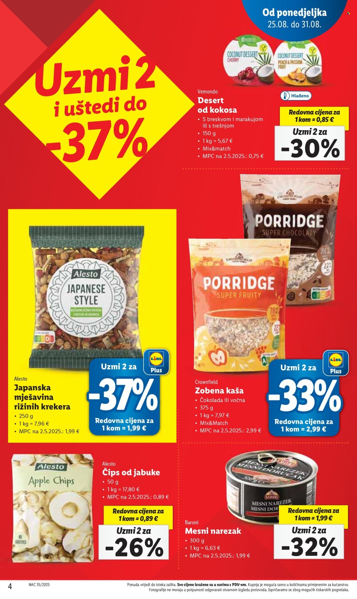 LIDL katalog - Od ponedeljka 25.08.2025.
