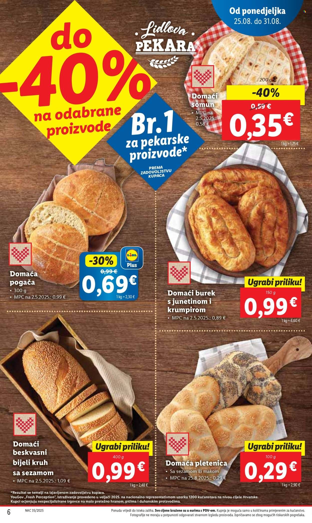 LIDL katalog - Od ponedeljka 25.08.2025.