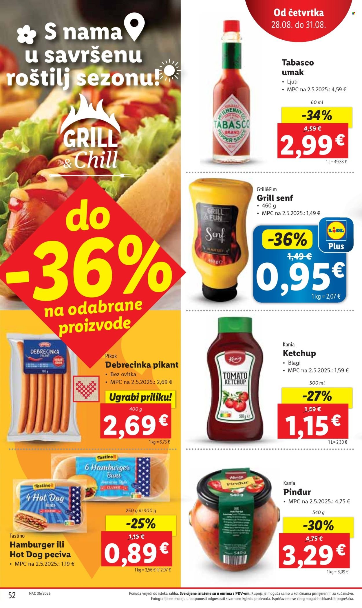 LIDL katalog - Od ponedeljka 25.08.2025.