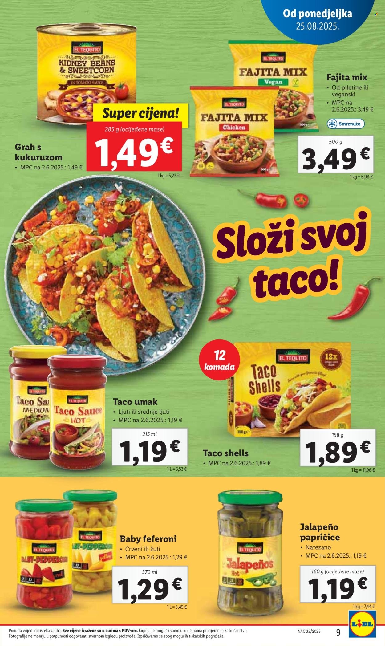 LIDL katalog - Od ponedeljka 25.08.2025.