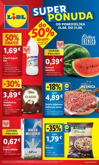 LIDL katalog - Od ponedeljka 25.08.2025.