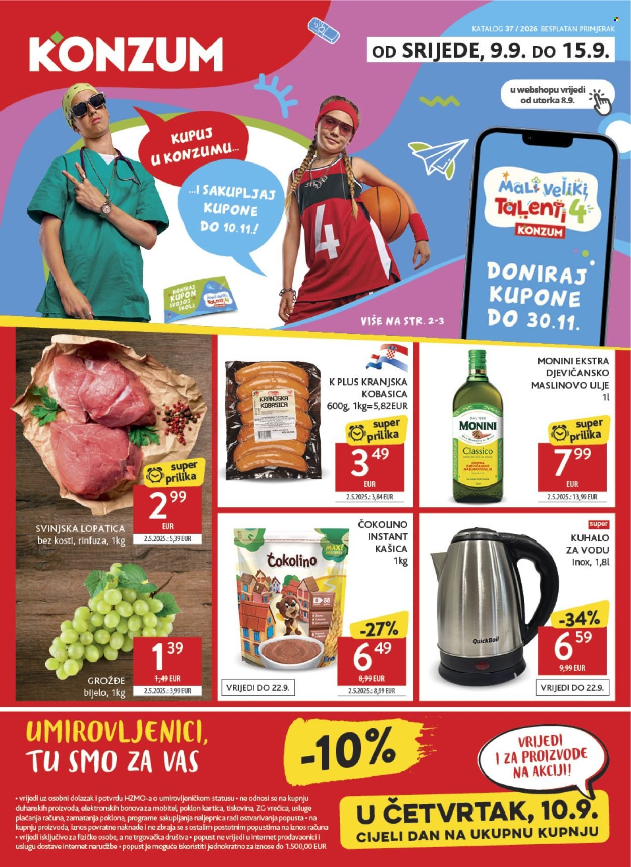 KONZUM katalog - Od srijede 09.09.2026.