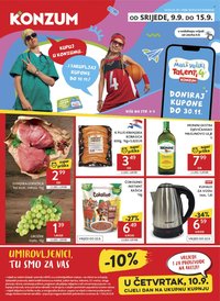 KONZUM katalog - Od srijede 09.09.2026.