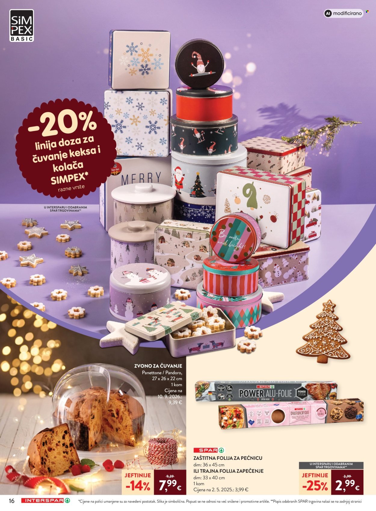INTERSPAR katalog - Vrijeme je za kolace