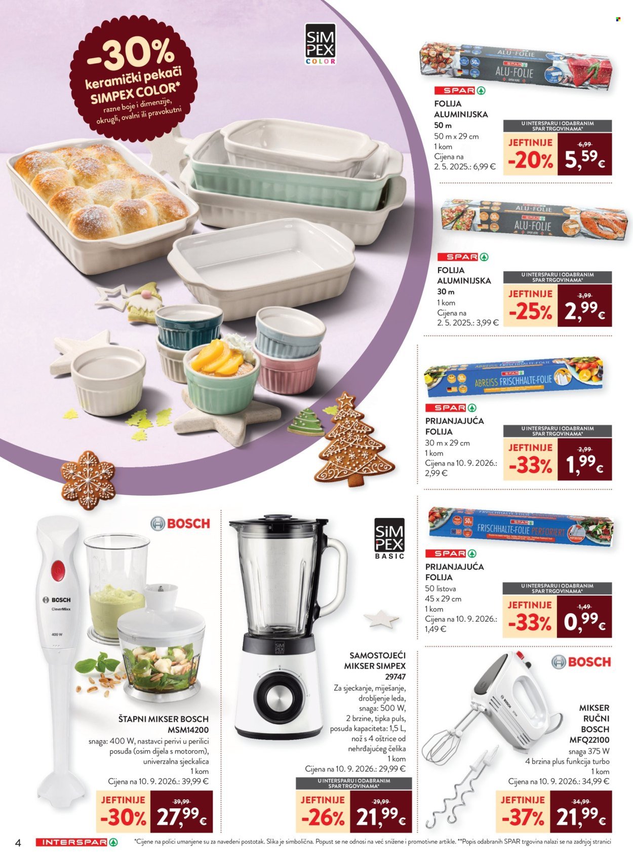 INTERSPAR katalog - Vrijeme je za kolace