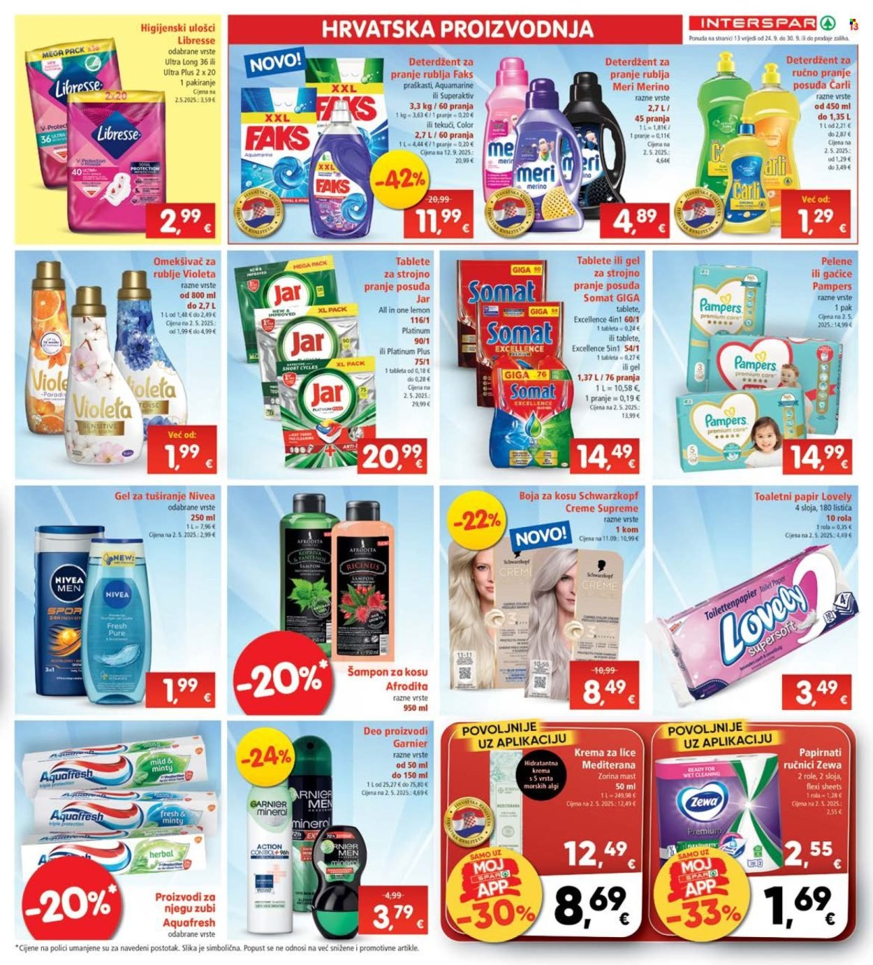 INTERSPAR katalog - Od srijede 24.09.2025.