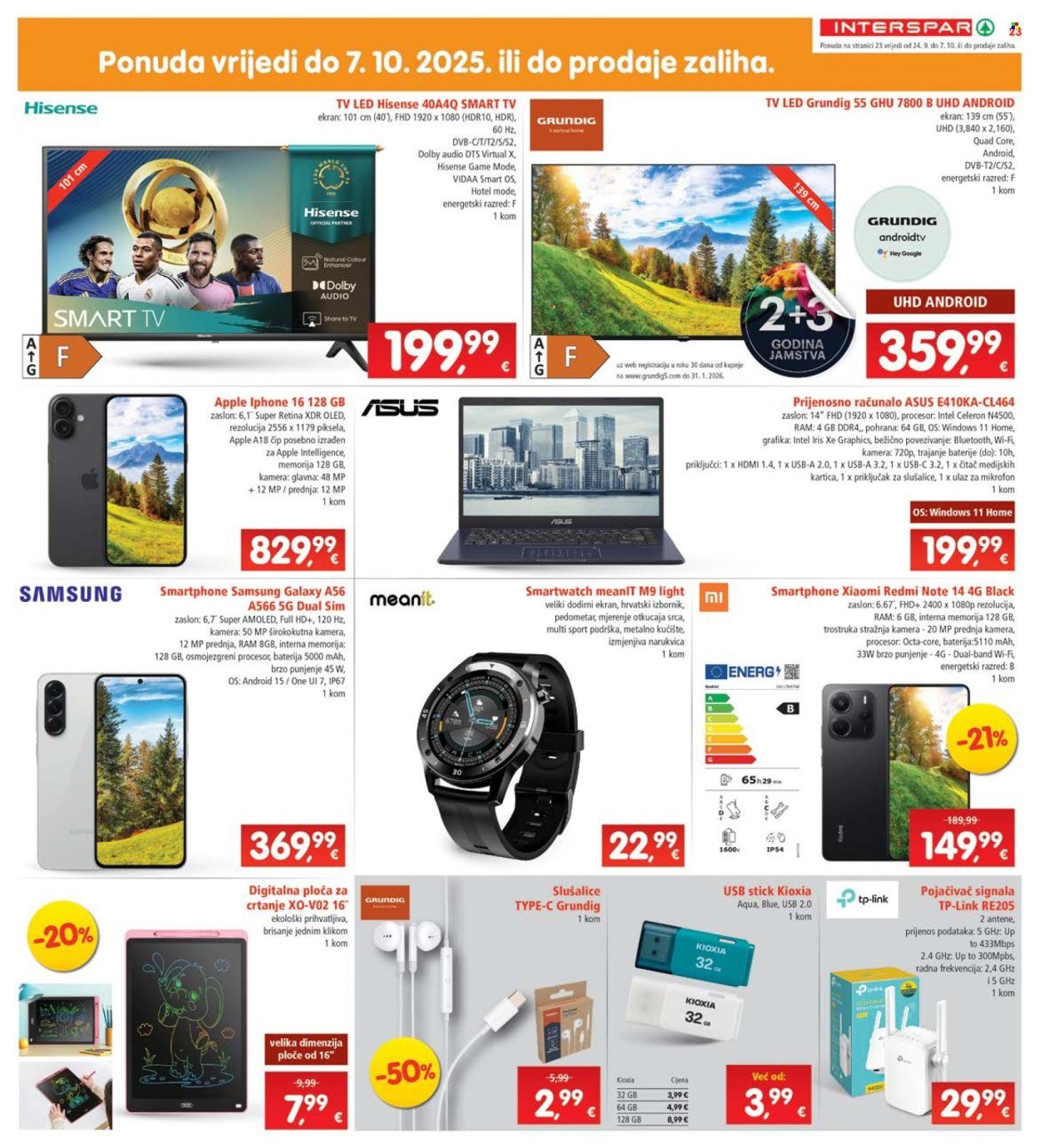 INTERSPAR katalog - Od srijede 24.09.2025.