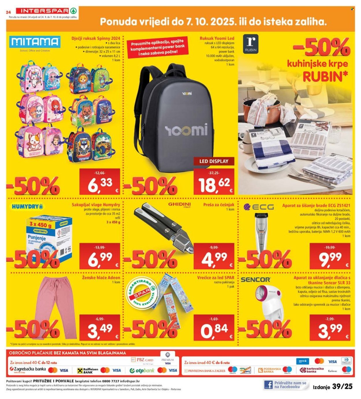 INTERSPAR katalog - Od srijede 24.09.2025.