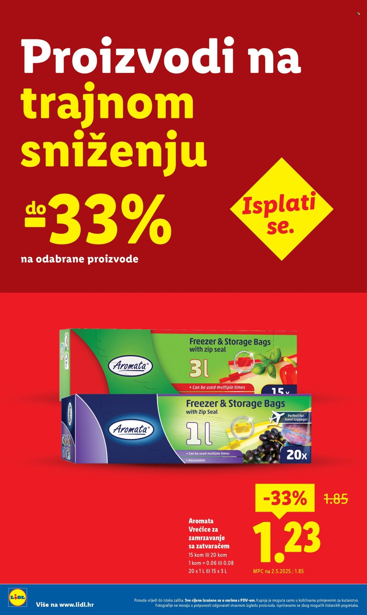 LIDL katalog - Nastavljamo trajno snižavati cijene
