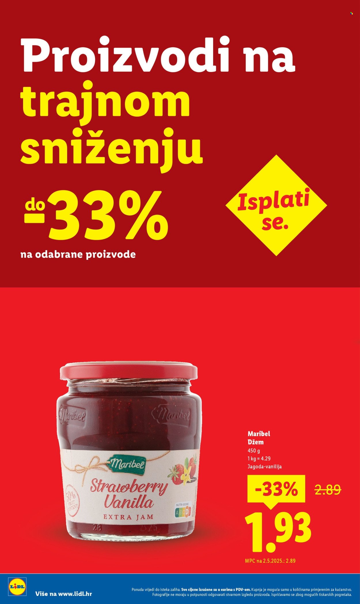 LIDL katalog - Nastavljamo trajno snižavati cijene
