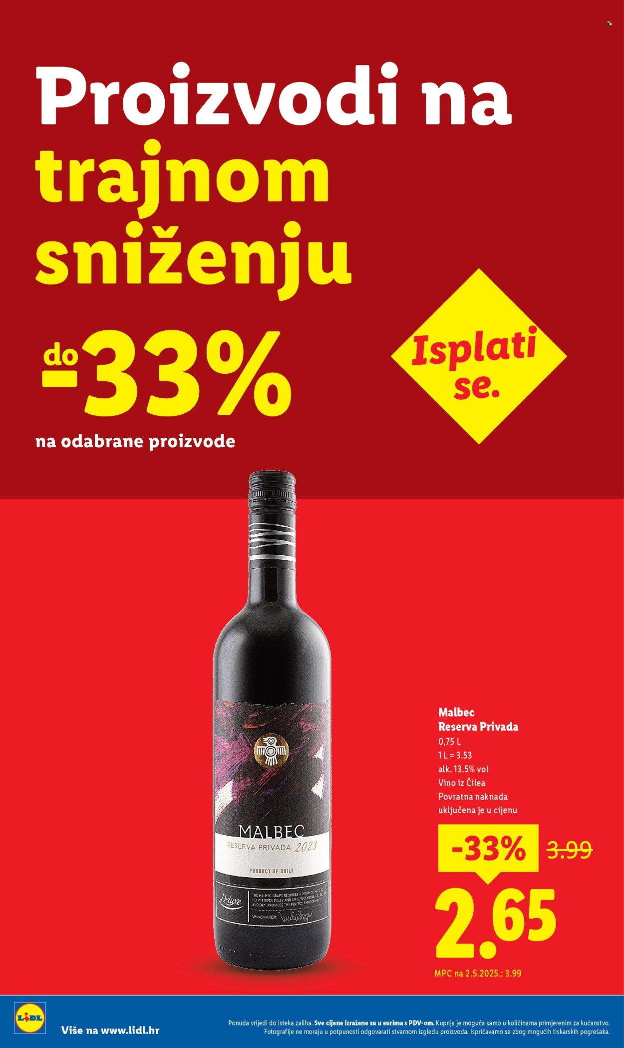 LIDL katalog - Nastavljamo trajno snižavati cijene
