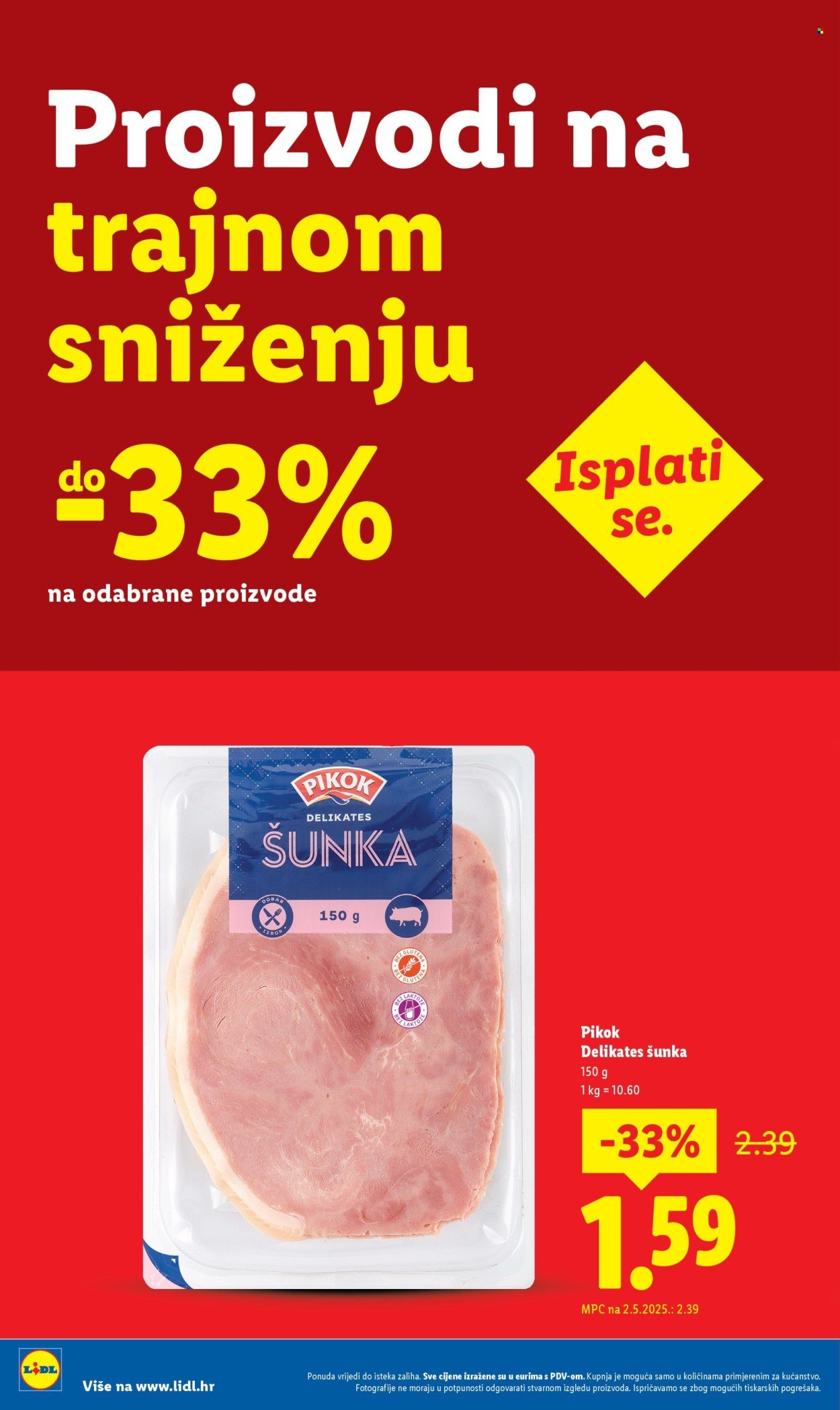 LIDL katalog - Nastavljamo trajno snižavati cijene