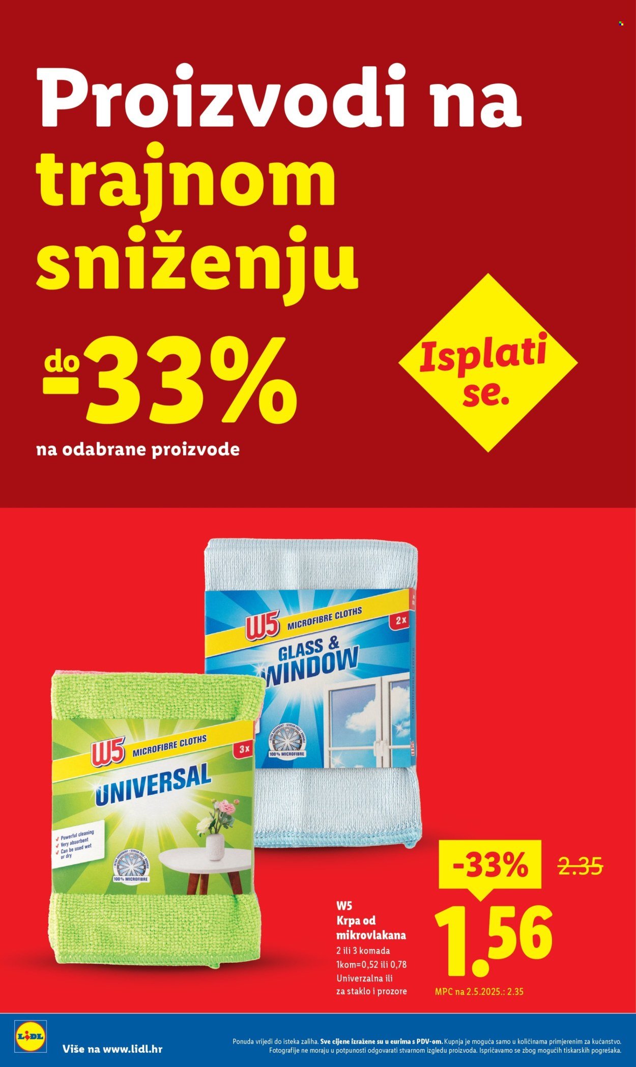 LIDL katalog - Nastavljamo trajno snižavati cijene