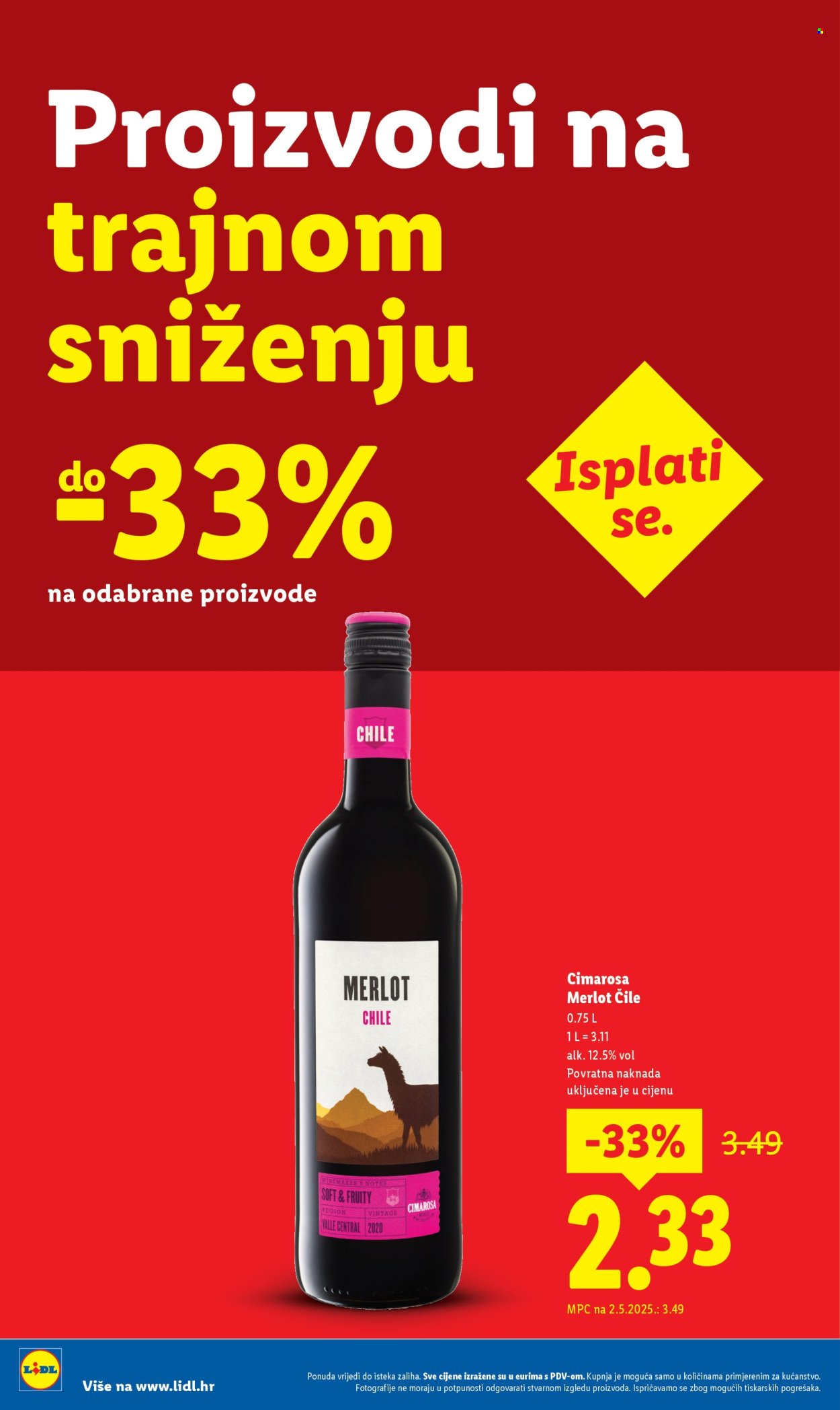 LIDL katalog - Nastavljamo trajno snižavati cijene