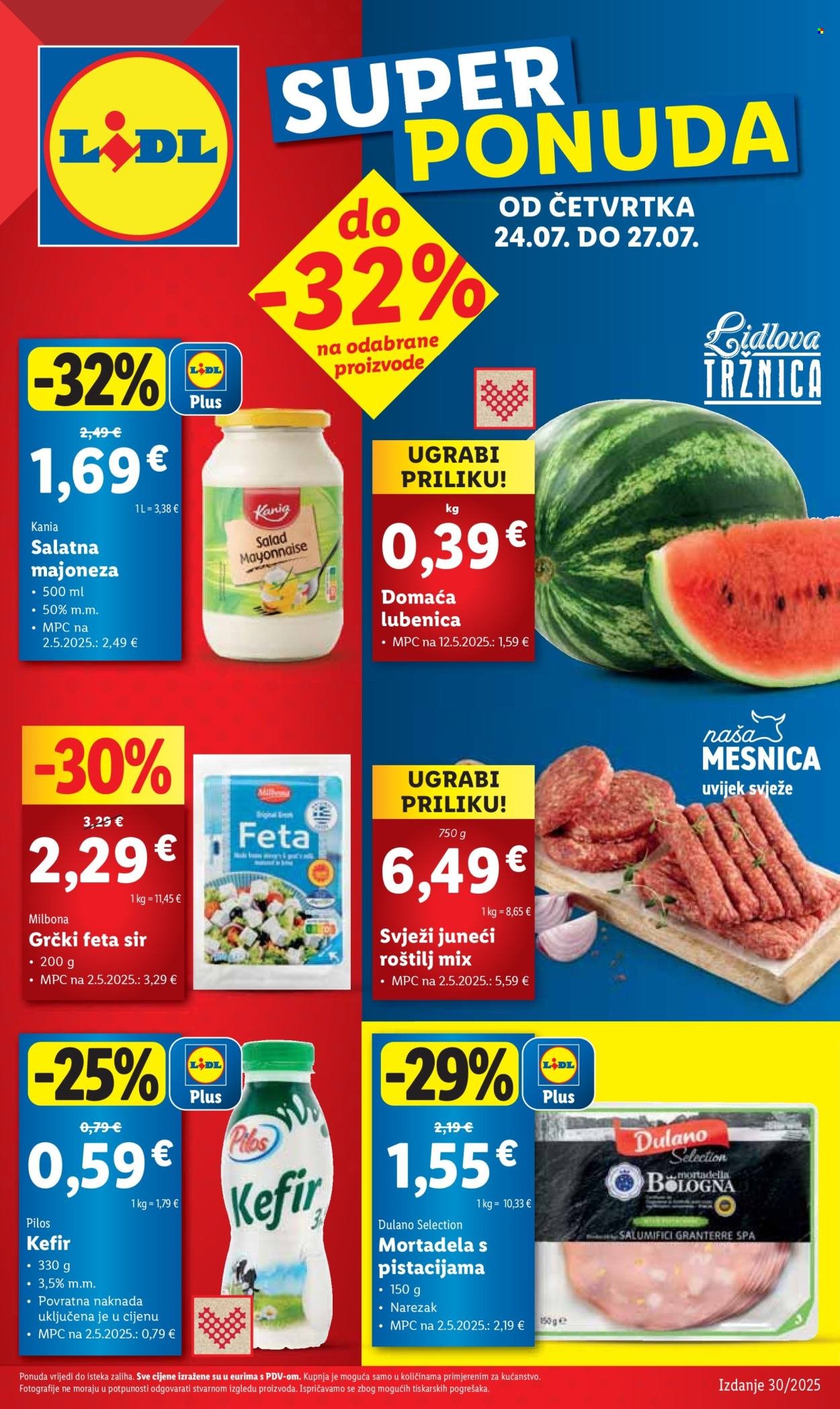 LIDL katalog - Od četvrtka 24.07.2025.