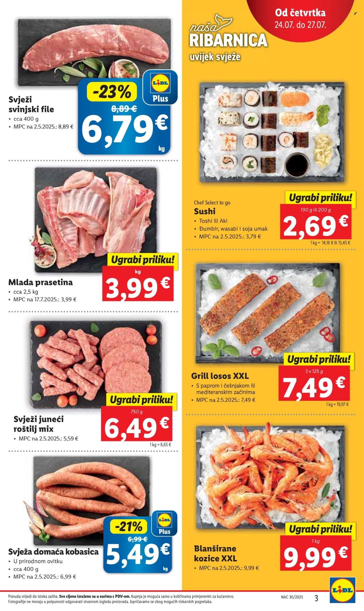 LIDL katalog - Od četvrtka 24.07.2025.