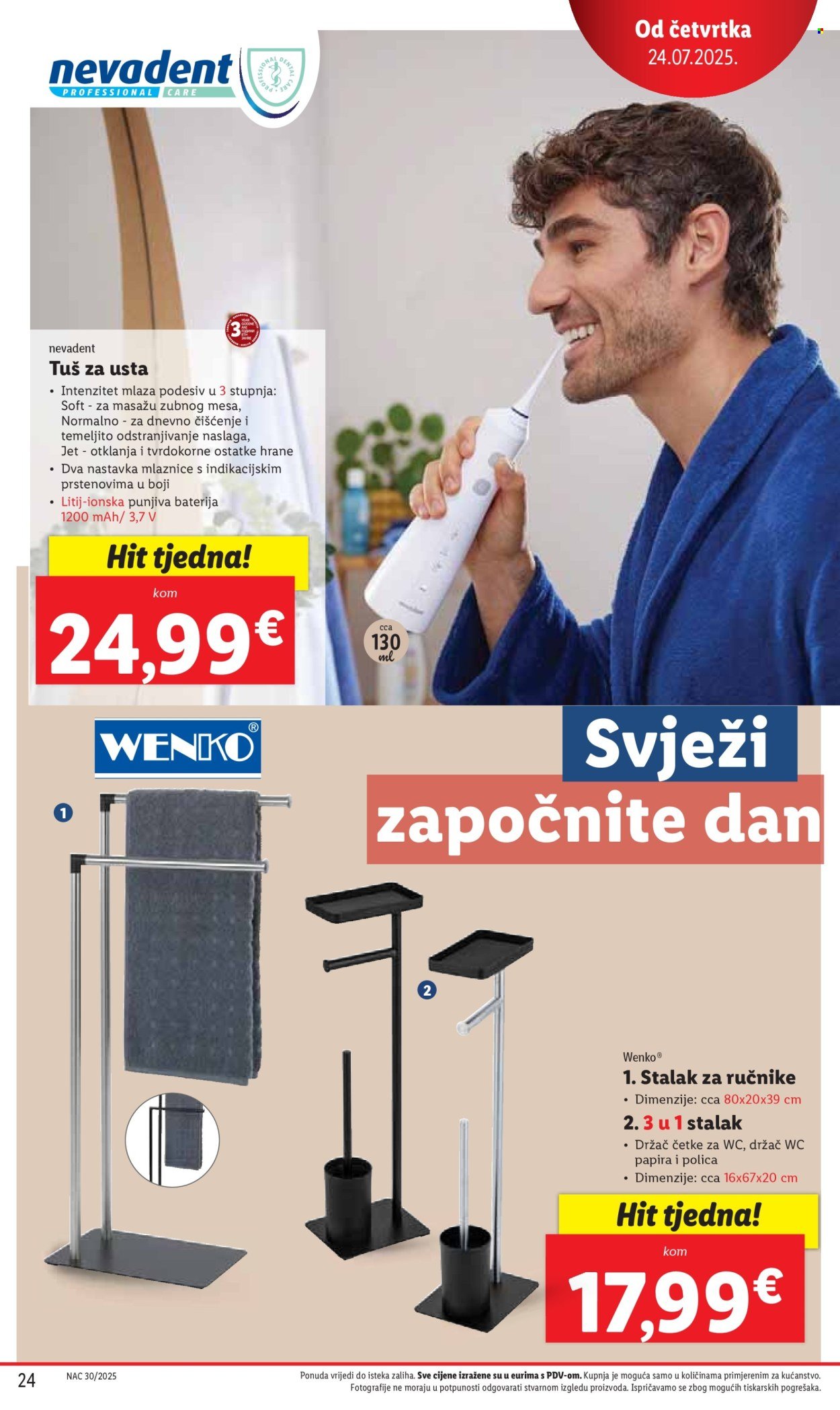 LIDL katalog - Od četvrtka 24.07.2025.