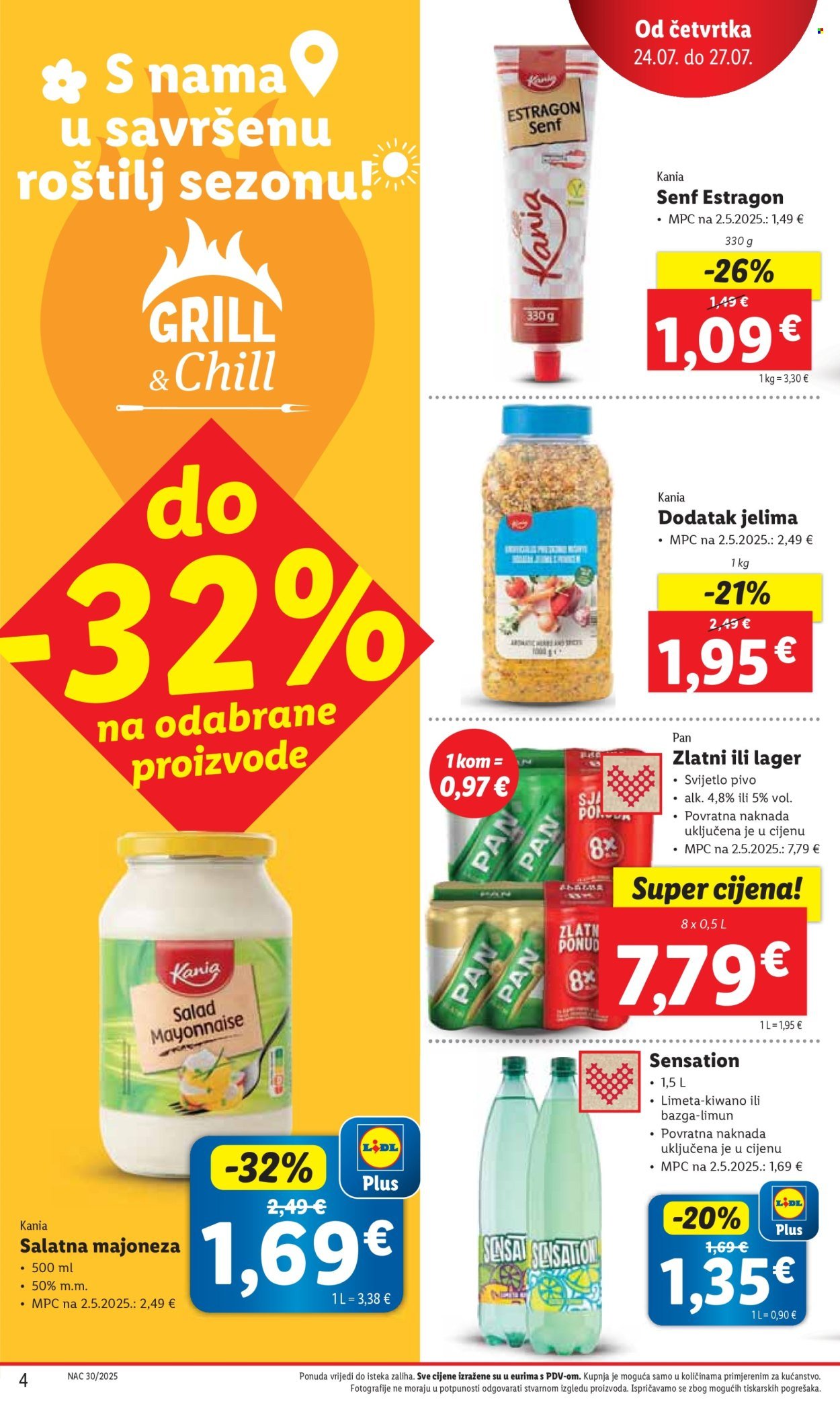 LIDL katalog - Od četvrtka 24.07.2025.