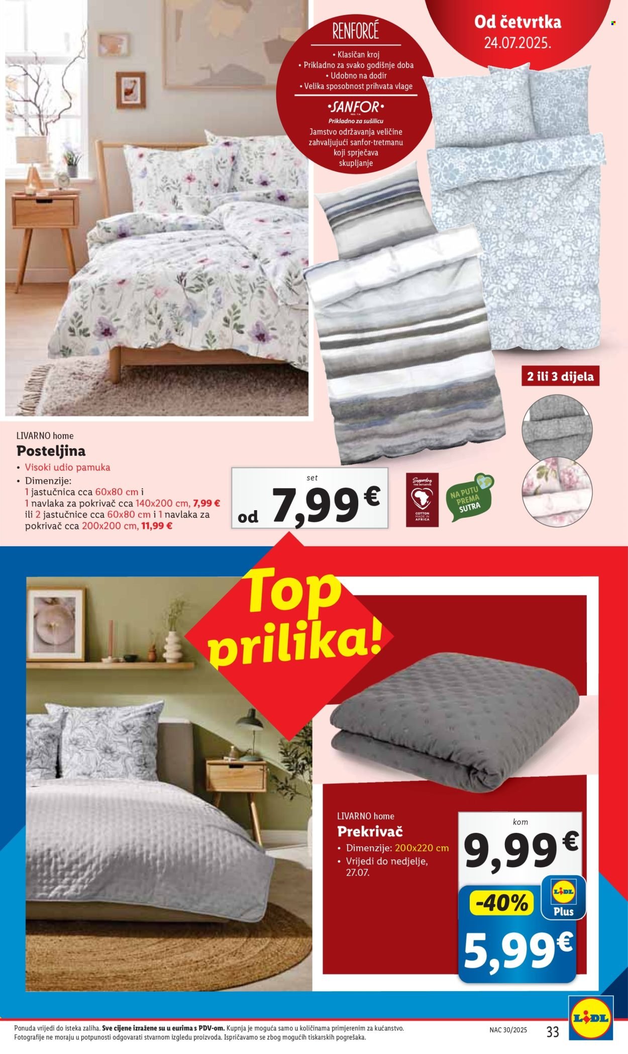 LIDL katalog - Od četvrtka 24.07.2025.