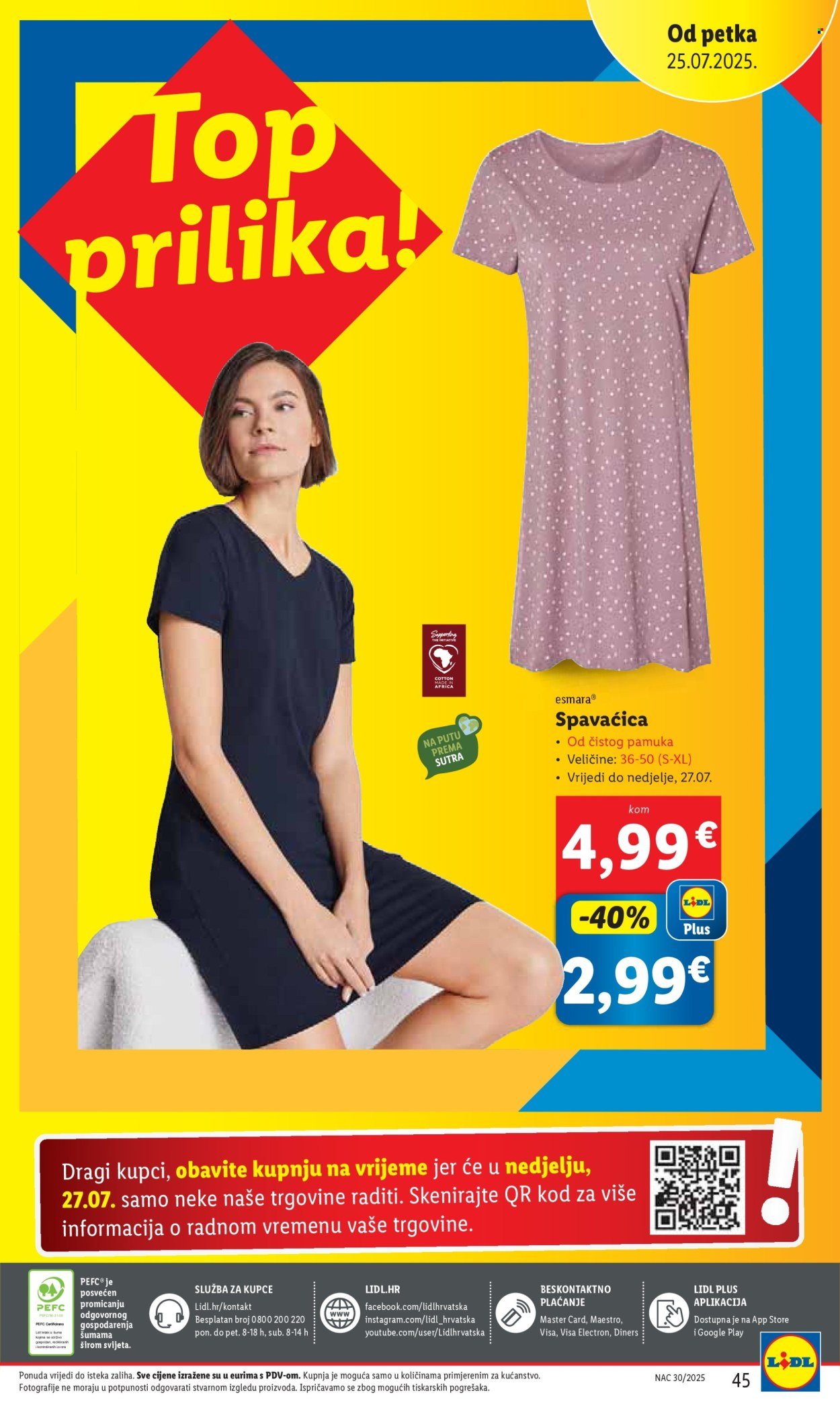 LIDL katalog - Od četvrtka 24.07.2025.