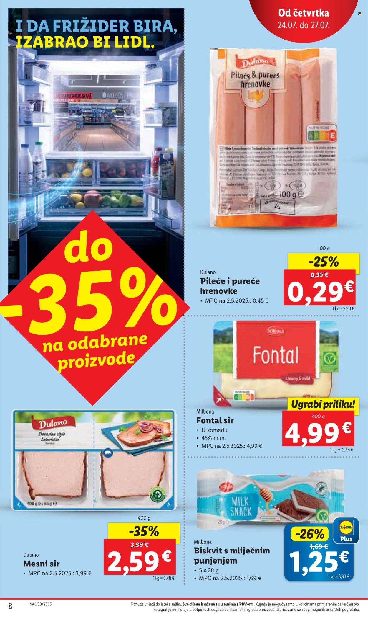 LIDL katalog - Od četvrtka 24.07.2025.