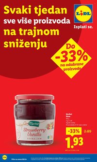 LIDL katalog - Nastavljamo trajno snižavati cijene