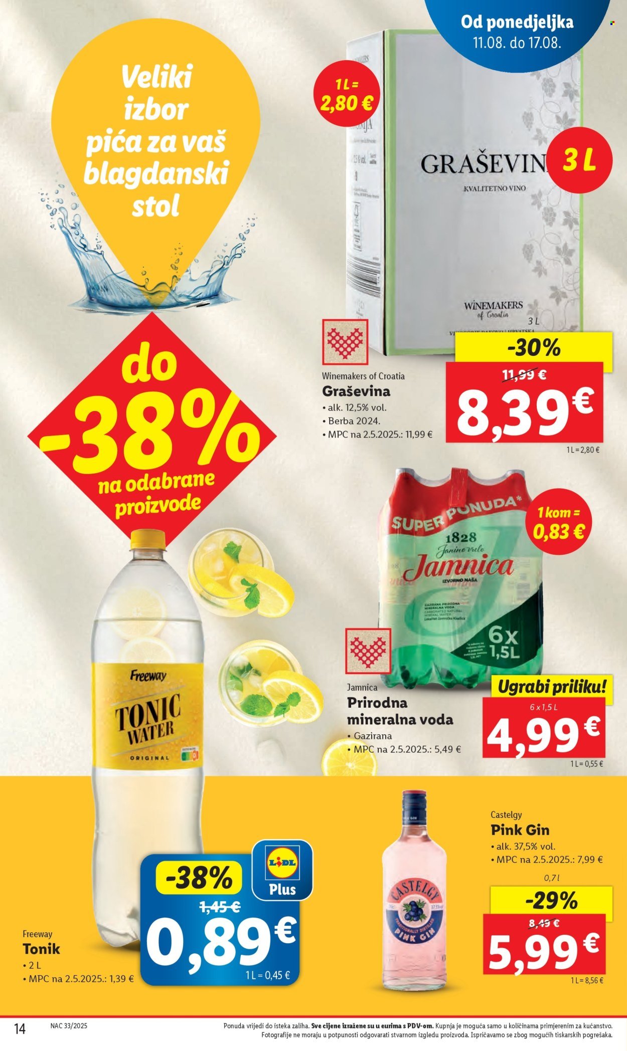 LIDL katalog - Od ponedeljka 11.08.2025.