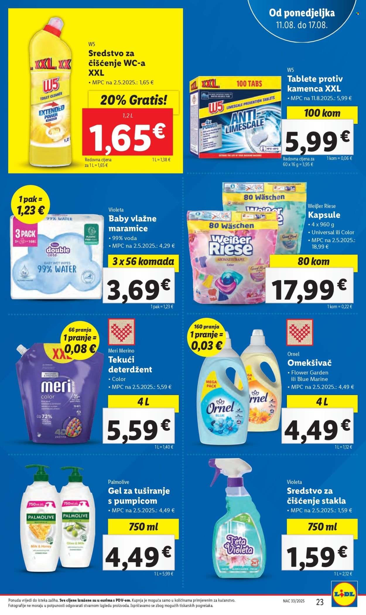 LIDL katalog - Od ponedeljka 11.08.2025.