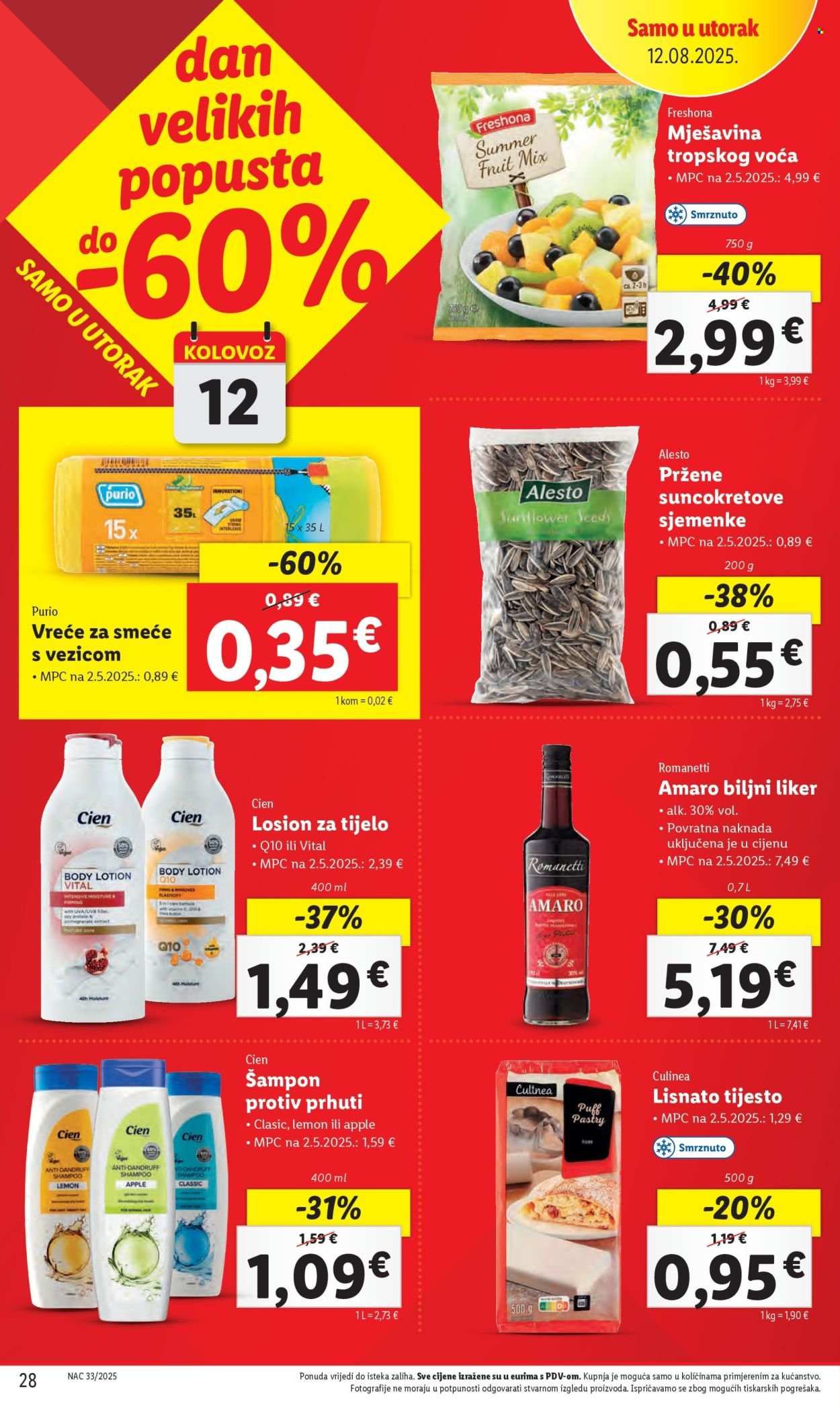 LIDL katalog - Od ponedeljka 11.08.2025.