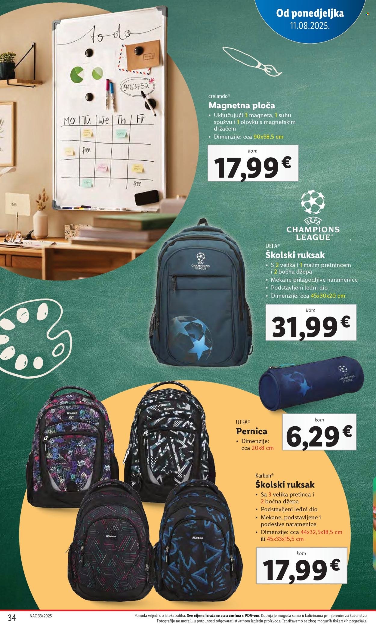 LIDL katalog - Od ponedeljka 11.08.2025.
