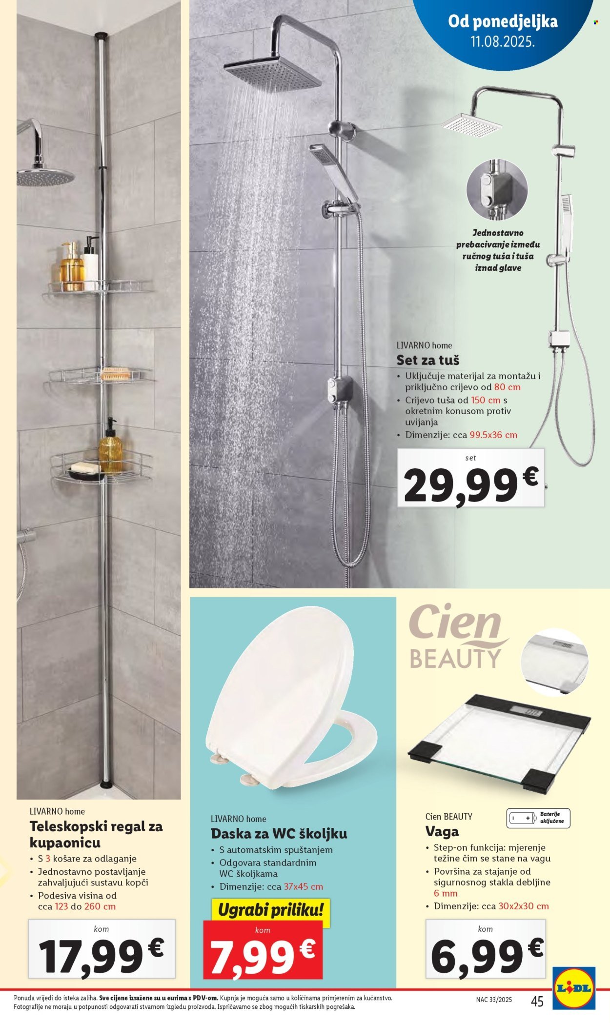 LIDL katalog - Od ponedeljka 11.08.2025.