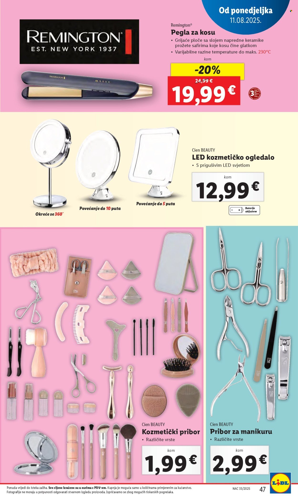 LIDL katalog - Od ponedeljka 11.08.2025.