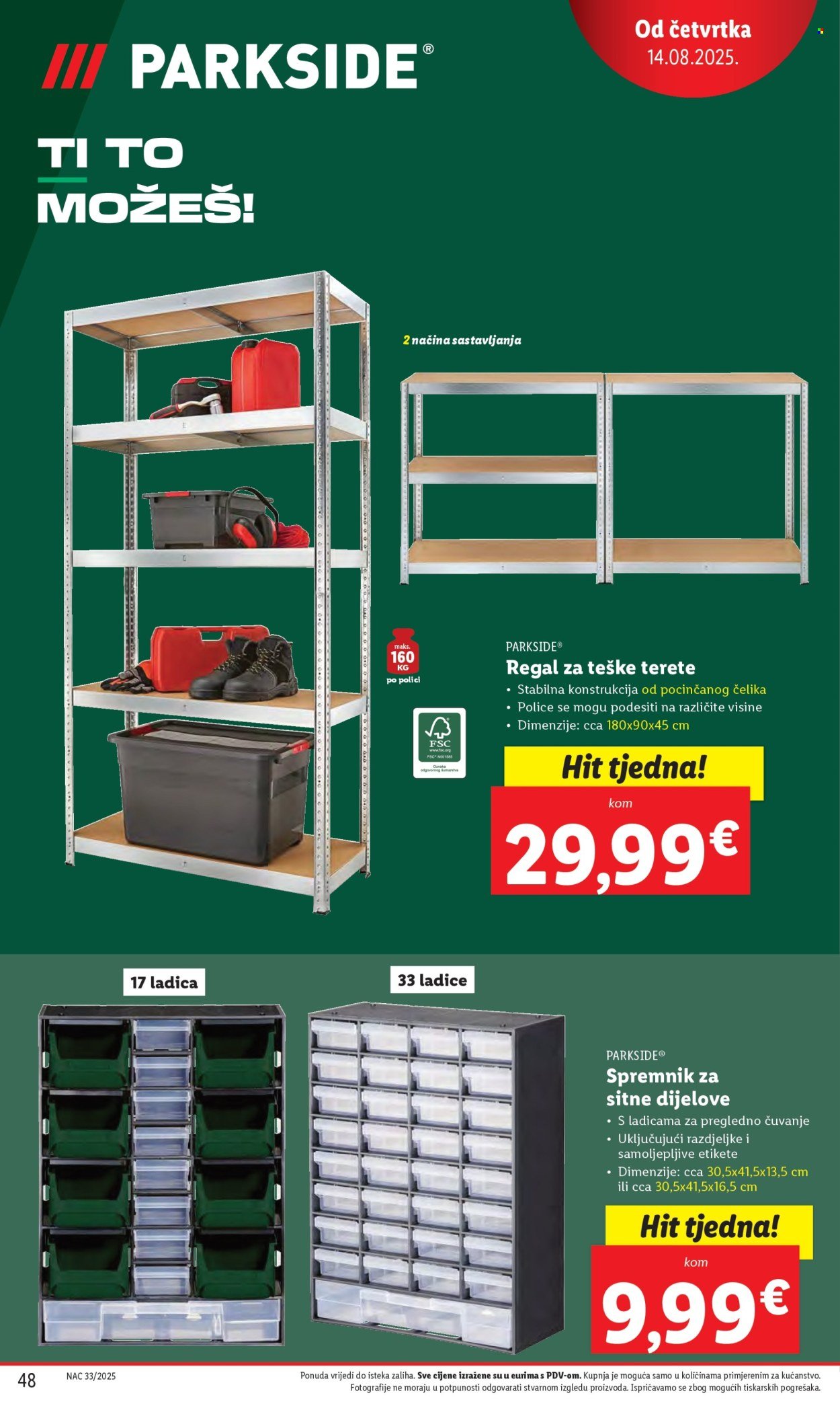 LIDL katalog - Od ponedeljka 11.08.2025.